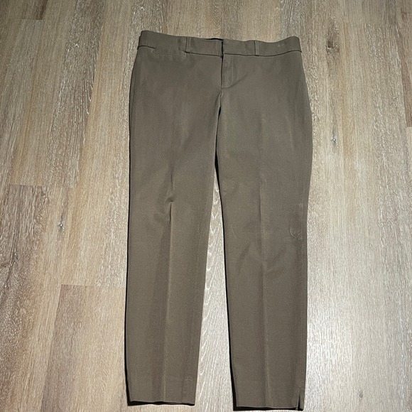 Banana Republic Sloan‎ Fit Women's Khaki Straight Leg Ankle Pants Size 6 EUC - Picture 3 of 9